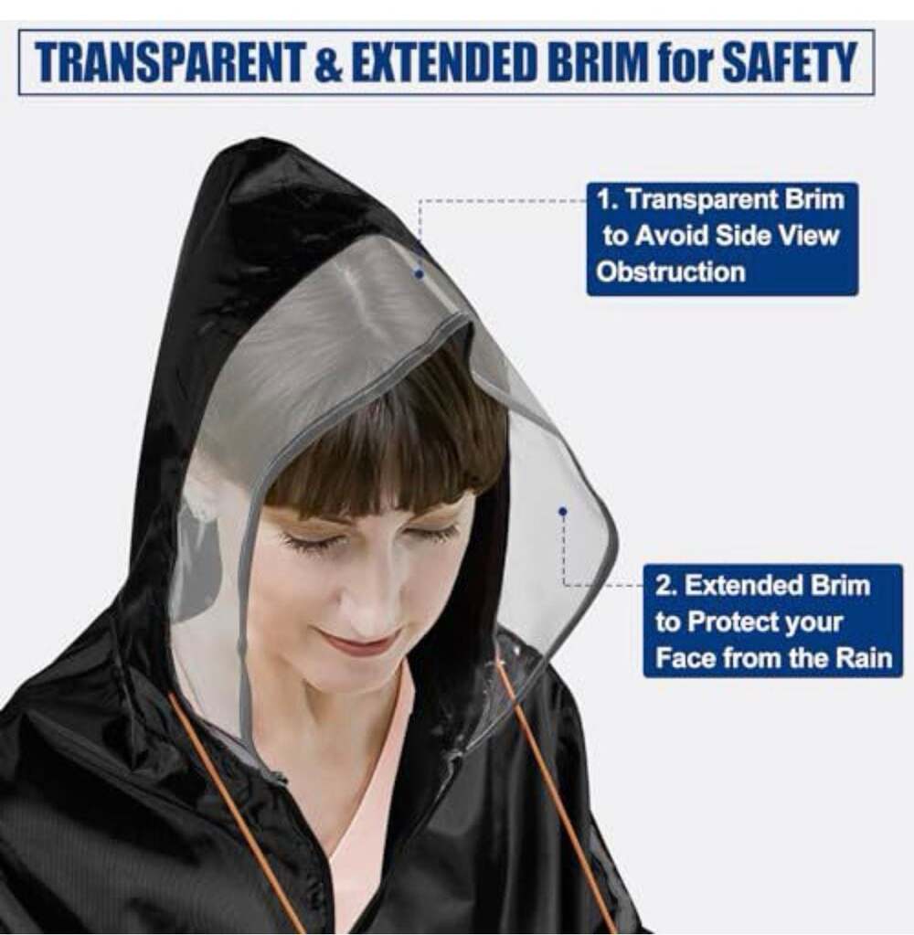 ZHOUMADE Heavy Duty 420D Oxford Mobility Scooter Rain Poncho